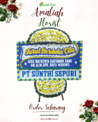Papan Bunga Duka di Undar Andir