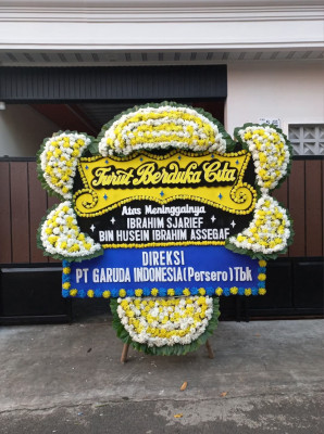 Papan Bunga Duka di Undar Andir